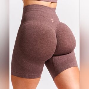 Buff bunny Miracle Seamless Shorts Mocha Berry Brown